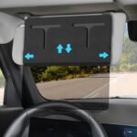 GlareGuard XL – Magnetic Adjustable Polarized Car Visor Extension for Day & Night Driving - Image 2