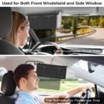 GlareGuard XL – Magnetic Adjustable Polarized Car Visor Extension for Day & Night Driving - Image 3