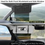 GlareGuard XL – Magnetic Adjustable Polarized Car Visor Extension for Day & Night Driving - Image 5