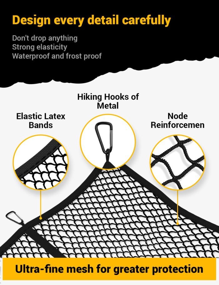 Expandable Mesh Cargo Net – Ideal for Trucks, Boats & Off-Road Vehicles - Image 4