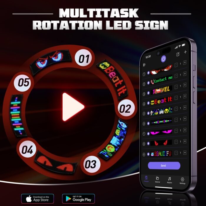 Smart Programmable LED Sign – APP & Remote Control for Cars & Trucks - Image 6