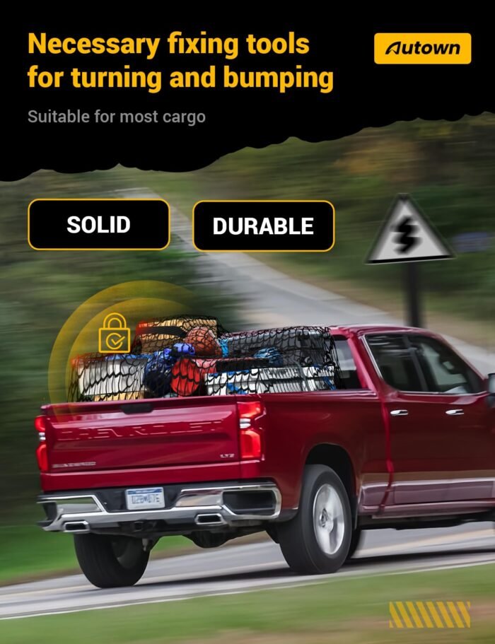 Expandable Mesh Cargo Net – Ideal for Trucks, Boats & Off-Road Vehicles - Image 5