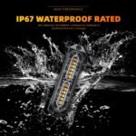 Amber & White Emergency Strobe Lights – Ultra-Slim Warning Light Bars for Trucks and Cars - Image 12