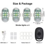 Multi-Use Wireless LED Strobe Lights – 7-Color USB Rechargeable with Remote Control - Image 8