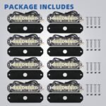 Amber & White Emergency Strobe Lights – Ultra-Slim Warning Light Bars for Trucks and Cars - Image 9