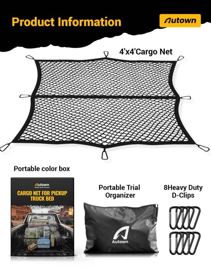 Expandable Mesh Cargo Net – Ideal for Trucks, Boats & Off-Road Vehicles - Image 8