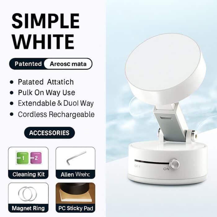 MagHold™ Pro Ultra-Stable Magnetic Car Mount with Foldable Vacuum Suction Design - Image 2