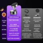 MagHold™ Pro Ultra-Stable Magnetic Car Mount with Foldable Vacuum Suction Design - Image 8