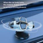 Adorable Spinning Solar Plane Car Ornament - Image 10