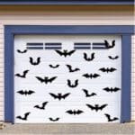 Creative Car Vinyl Sticker Set - Floral & Bat Themed Scratch Cover Decals for Door/Bumper - Image 2