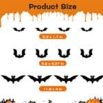 Creative Car Vinyl Sticker Set - Floral & Bat Themed Scratch Cover Decals for Door/Bumper - Image 8